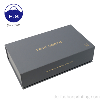 Luxus -Karton -Geldbeutelpapierpaket Boxen Gold Folie